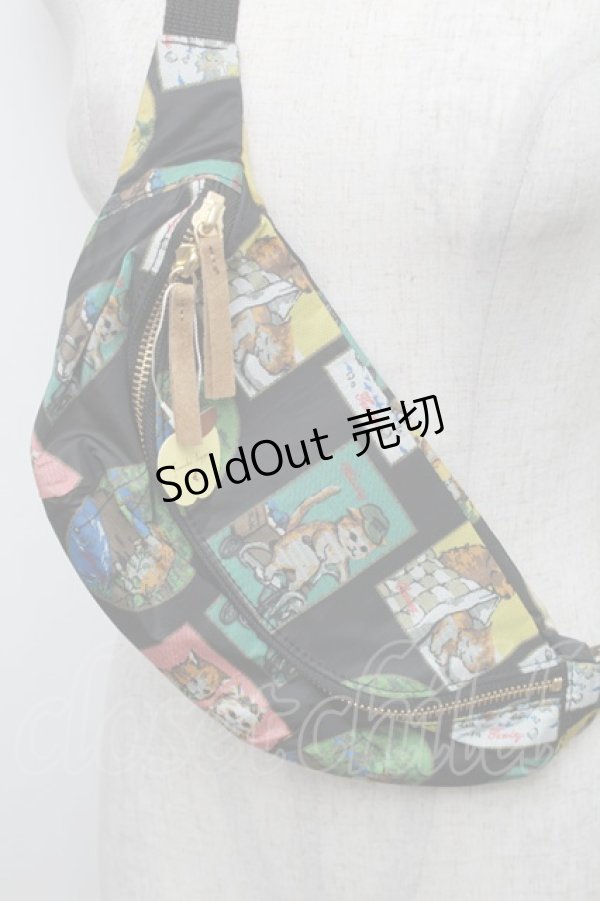 画像1: Franche Lippee / Diary しゃかしゃかボディバッグ  黒 S-25-12-25-015-LO-BL-HR-ZS (1)