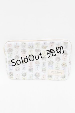 画像: Franche Lippee / fortuneフラットポーチ  オフ S-25-12-25-003-LO-ZA-HR-ZS