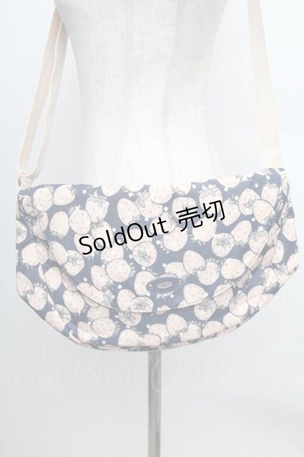 画像1: Franche Lippee / ごろごろいちご柄ショルダーバッグ   S-25-12-25-017-LO-BG-HR-ZS (1)
