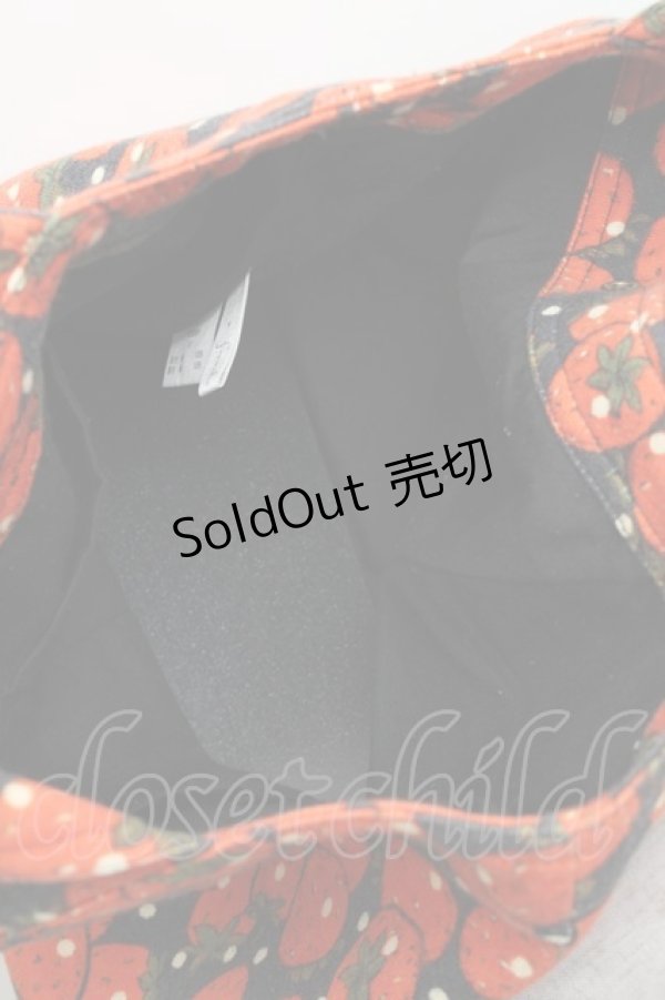 画像4: Franche Lippee / ごろごろいちご柄バッグ   S-25-12-25-019-LO-BG-HR-ZS (4)