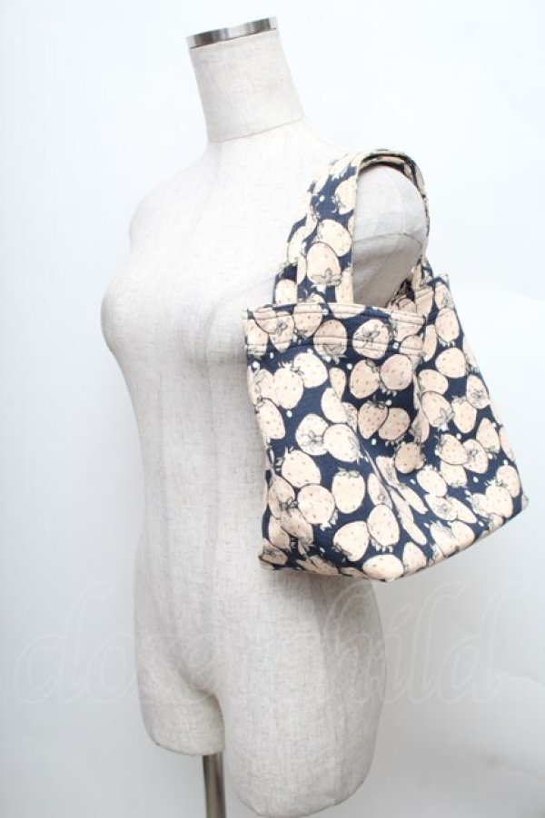 画像3: Franche Lippee / ごろごろいちご柄バッグ   S-25-12-25-020-LO-BG-HR-ZS (3)