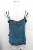 画像2: Ozz Croce / パイソンプリントホルターキャミソール  ターコイズブルー S-25-12-25-022-OO-TO-HR-ZS (2)