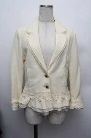 画像: axes femme / リネンジャケット  ベージュ S-25-12-28-001-AX-JA-HR-ZS