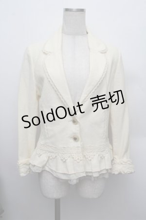 画像: axes femme / リネンジャケット  ベージュ S-25-12-28-001-AX-JA-HR-ZS