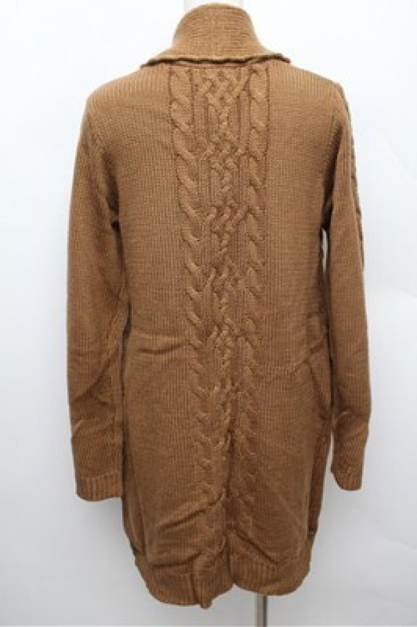 画像3: axes femme / モチーフレース付ロングカーディガン  黒 S-25-12-28-037-AX-TO-HR-ZS (3)