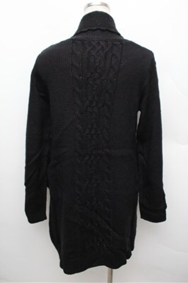 画像3: axes femme / モチーフレース付ロングカーディガン  キャメル S-25-12-28-038-AX-TO-HR-ZS (3)