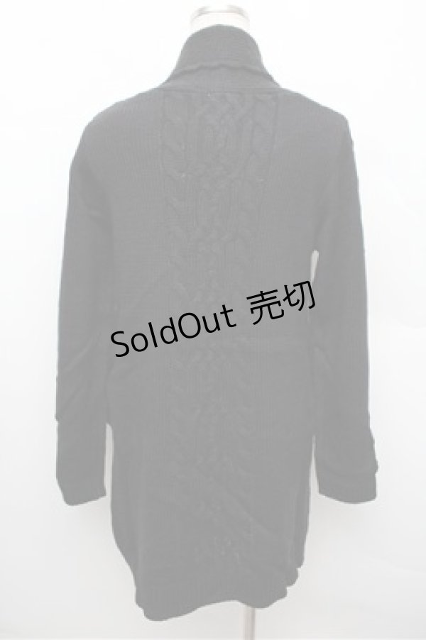 画像3: axes femme / モチーフレース付ロングカーディガン  キャメル S-25-12-28-038-AX-TO-HR-ZS (3)