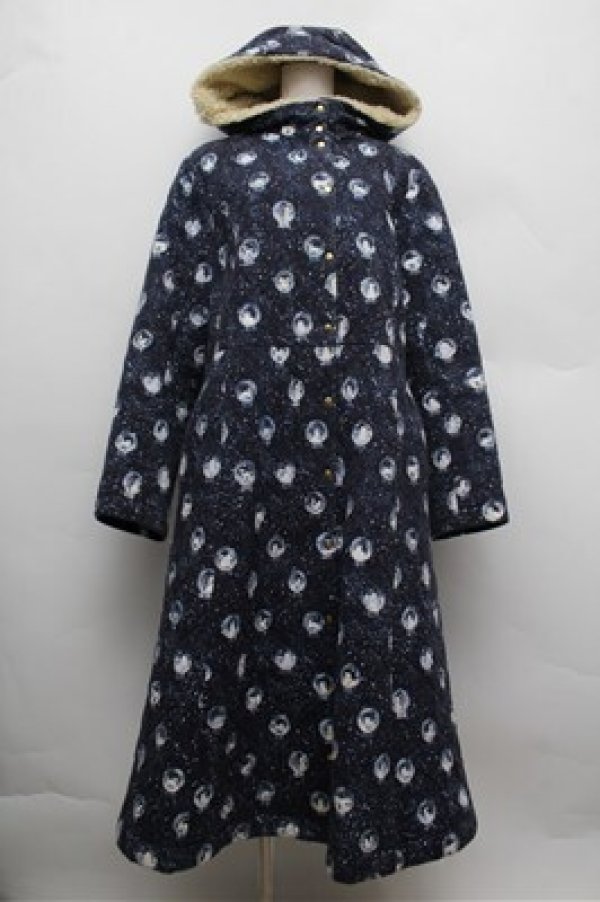 画像1: Franche Lippee / スノードームキルトコート 3L 紺 S-25-12-28-041-LO-ZA-HR-ZS (1)