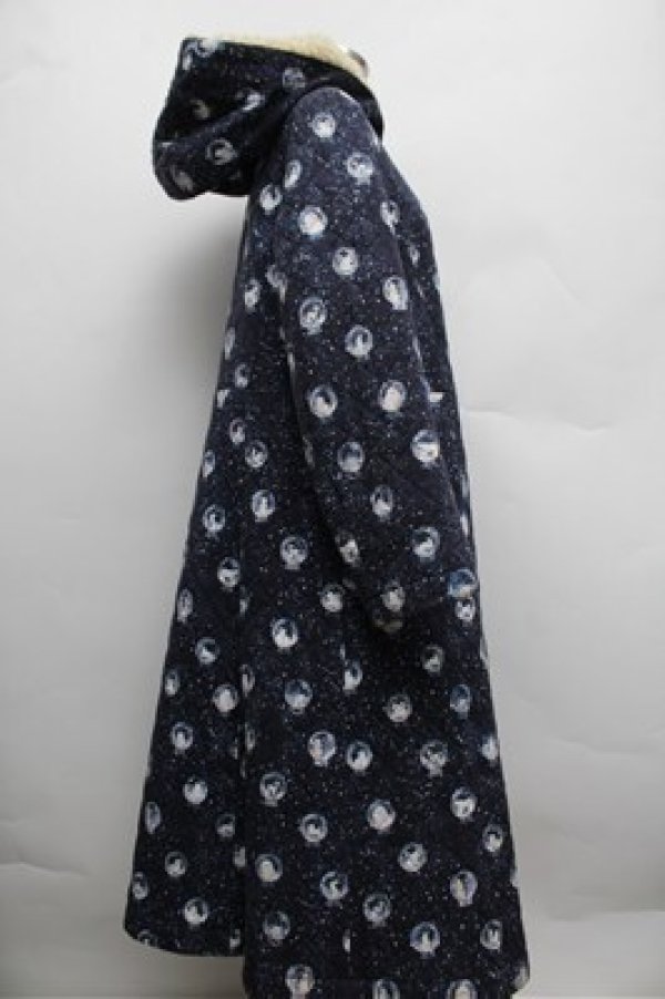 画像2: Franche Lippee / スノードームキルトコート 3L 紺 S-25-12-28-041-LO-ZA-HR-ZS (2)