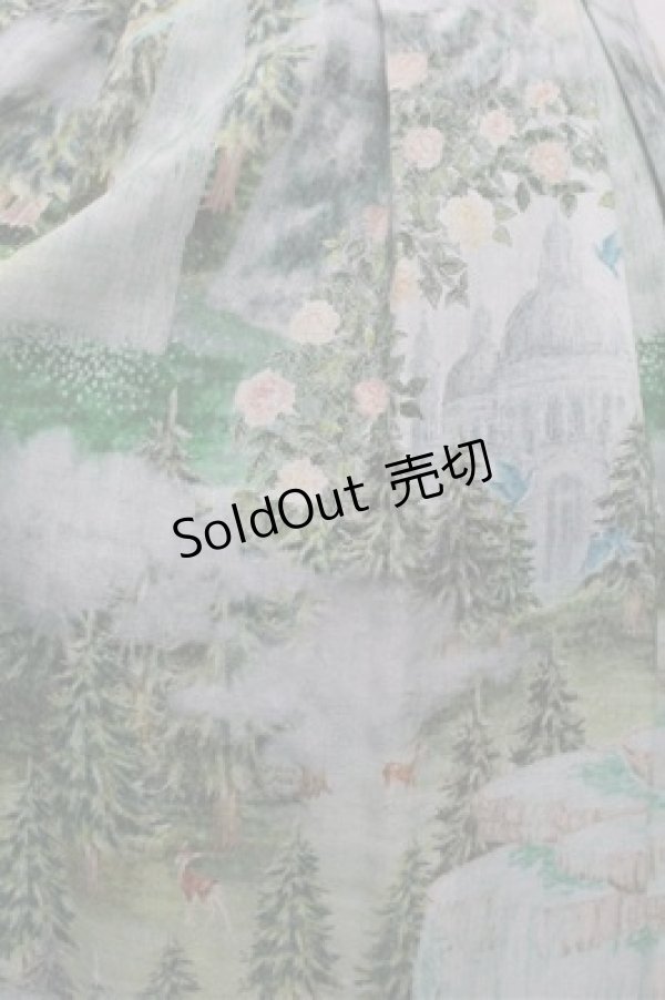 画像3: Franche Lippee / nature丈長スカート 3L グリーン S-25-12-28-043-LO-BL-HR-ZS (3)