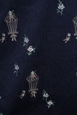 画像3: axes femme / バードケージ刺繍カーディガン  紺 S-25-12-28-005-AX-TO-HR-ZS (3)