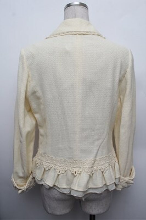 画像2: axes femme / リネンジャケット  ベージュ S-25-12-28-001-AX-JA-HR-ZS (2)