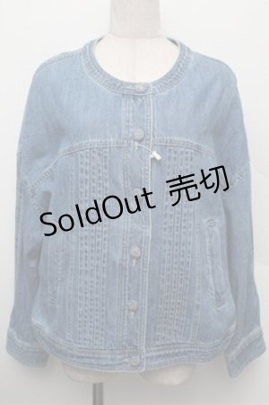 画像: Franche Lippee / にがおえGジャン 3L ブルー S-25-12-28-008-LO-CO-HR-ZI