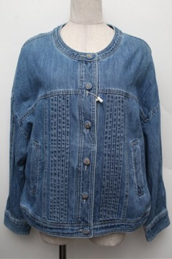 画像1: Franche Lippee / にがおえGジャン 3L ブルー S-25-12-28-008-LO-CO-HR-ZS (1)