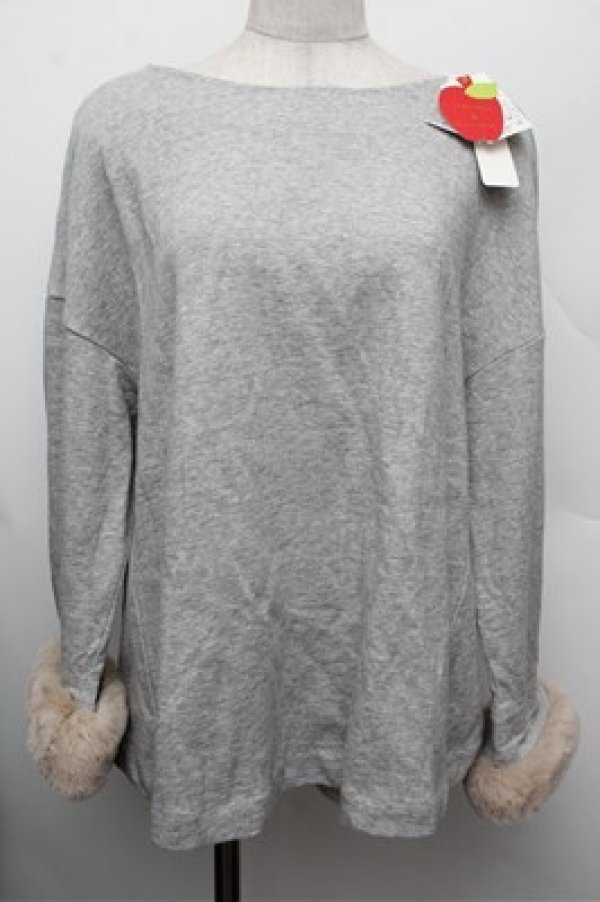 画像1: Franche Lippee / ロシアンプルオーバー 3L グレー S-25-12-28-010-LO-BL-HR-ZS (1)