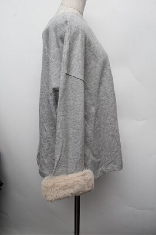 画像2: Franche Lippee / ロシアンプルオーバー 3L グレー S-25-12-28-010-LO-BL-HR-ZS (2)