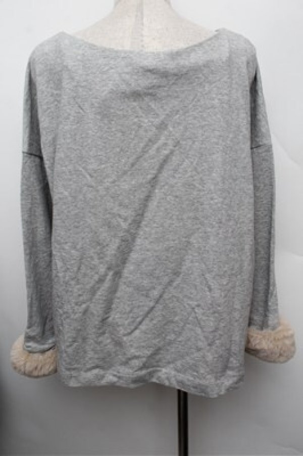 画像3: Franche Lippee / ロシアンプルオーバー 3L グレー S-25-12-28-010-LO-BL-HR-ZS (3)