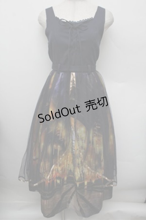 画像1: axes femme / ハリー・ポッターワンピース  紺 S-25-12-28-019-AX-OP-AS-ZS (1)