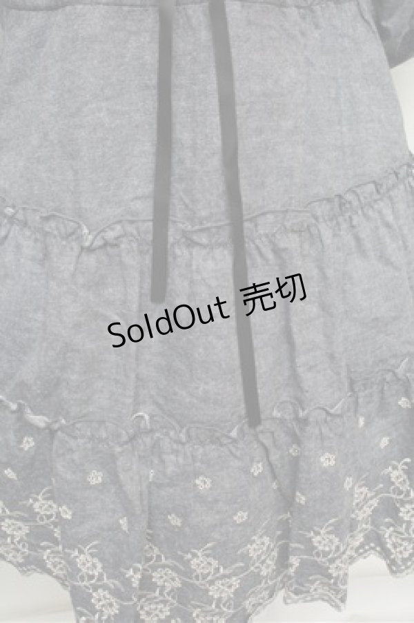 画像3: axes femme / 刺 デニムワンピース   S-25-12-28-021-AX-BL-HR-ZS (3)