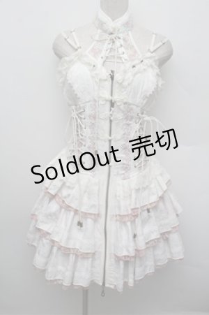 画像: Ozz oneste / 花鳥龍月ビスチェワンピース  アイボリー S-25-12-28-027-OO-OP-HR-ZS