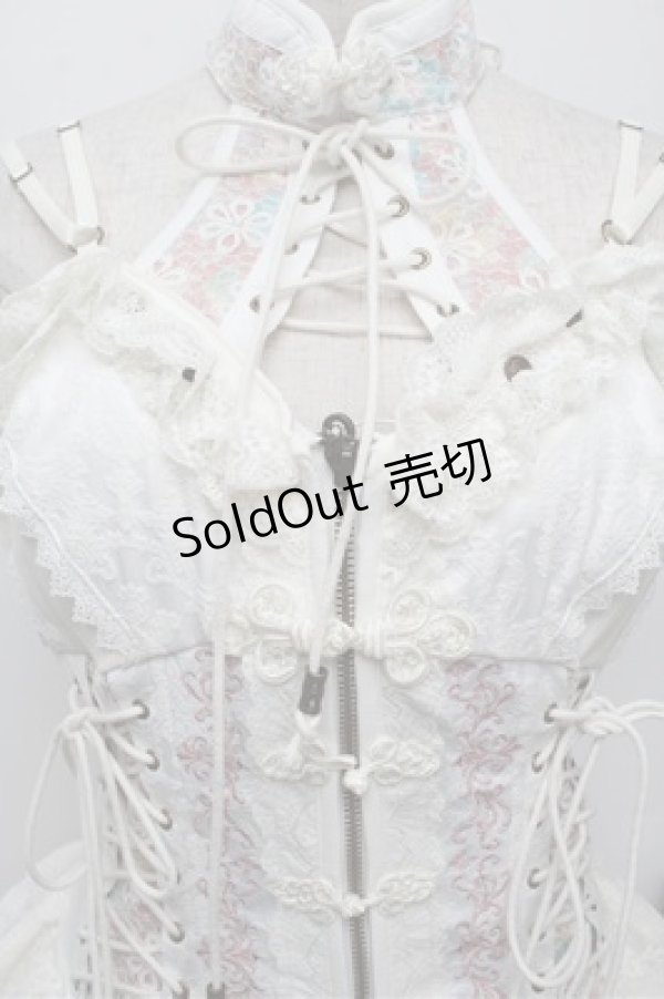 画像5: Ozz oneste / 花鳥龍月ビスチェワンピース  アイボリー S-25-12-28-027-OO-OP-HR-ZS (5)