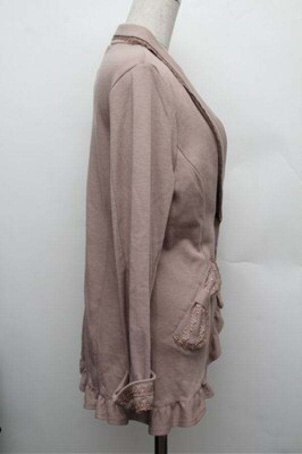 画像2: axes femme / マニッシュロングジャケット  ベージュ S-25-12-28-003-AX-JA-HR-ZS (2)