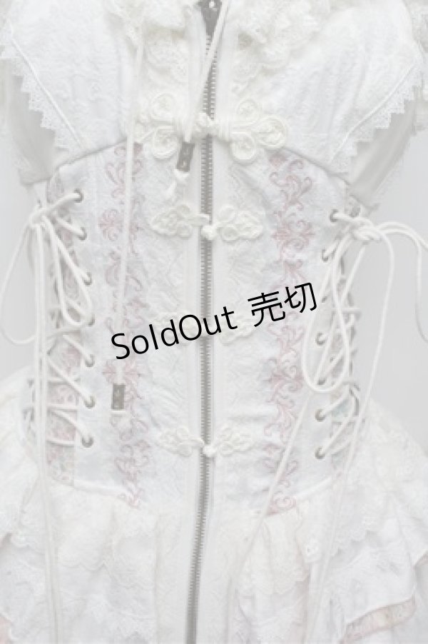 画像6: Ozz oneste / 花鳥龍月ビスチェワンピース  アイボリー S-25-12-28-027-OO-OP-HR-ZS (6)