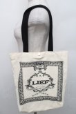 画像1: LIEF / プリントトートバッグ  アイボリー S-25-12-29-032-LO-BG-HR-ZS (1)
