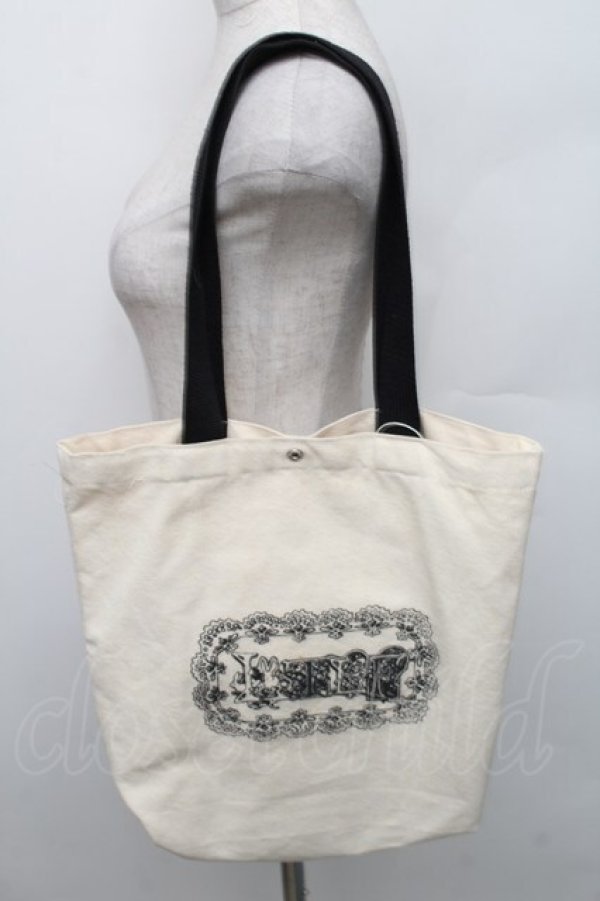 画像2: LIEF / プリントトートバッグ  アイボリー S-25-12-29-032-LO-BG-HR-ZS (2)