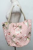 画像1: PINK HOUSE / Berry Roseプリントバッグ  ピンク S-25-12-29-034-LO-BG-HR-ZS (1)
