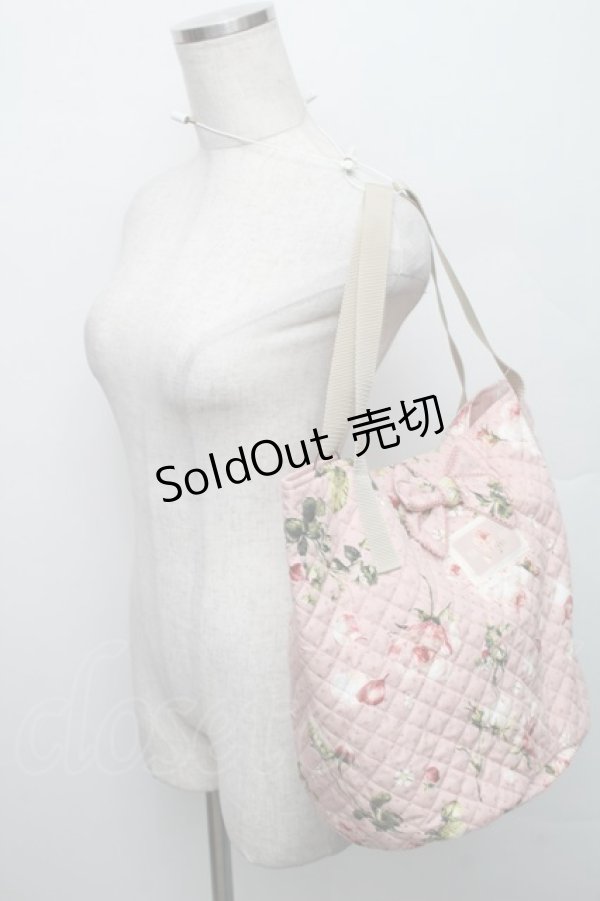 画像3: PINK HOUSE / Berry Roseプリントバッグ  ピンク S-25-12-29-034-LO-BG-HR-ZS (3)
