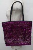 画像1: Jean Paul GAULTIER / ミラーデザインハンドバッグ  パープル S-25-12-29-035-GO-BG-AS-ZS (1)