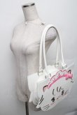 画像3: axes femme Kawaii / ムースのおかおトートバッグ  白 S-25-12-29-037-AX-BG-AS-ZS (3)