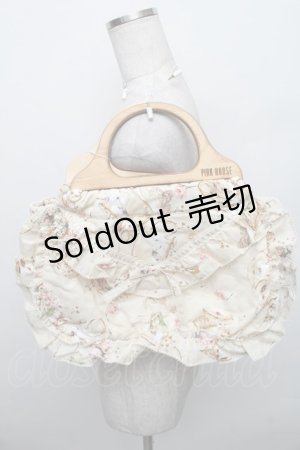 画像: PINK HOUSE / ティーカッププリントハンドルバッグ  オフ S-25-12-29-038-LO-BG-AS-ZS