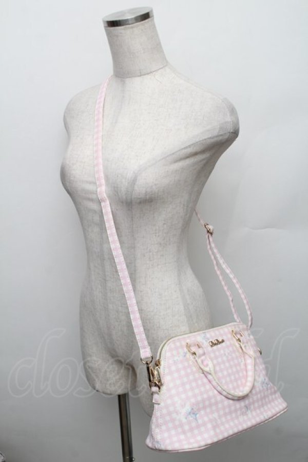 画像3: LIZ LISA / ギンガム2wayバッグ  ピンク S-25-12-29-041-LO-BG-HR-ZS (3)