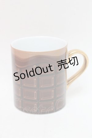 画像: Q-pot. / チョコレートマグカップ  ブラウン S-25-12-29-006-QP-AC-HR-ZS