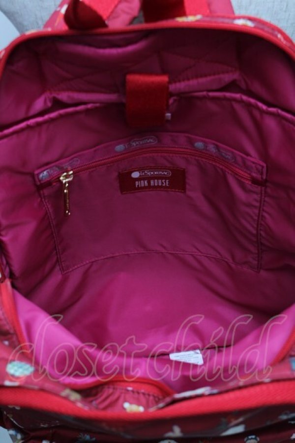 画像4: PINK HOUSE / リュック  赤 S-25-12-29-044-LO-ZA-HR-ZS (4)