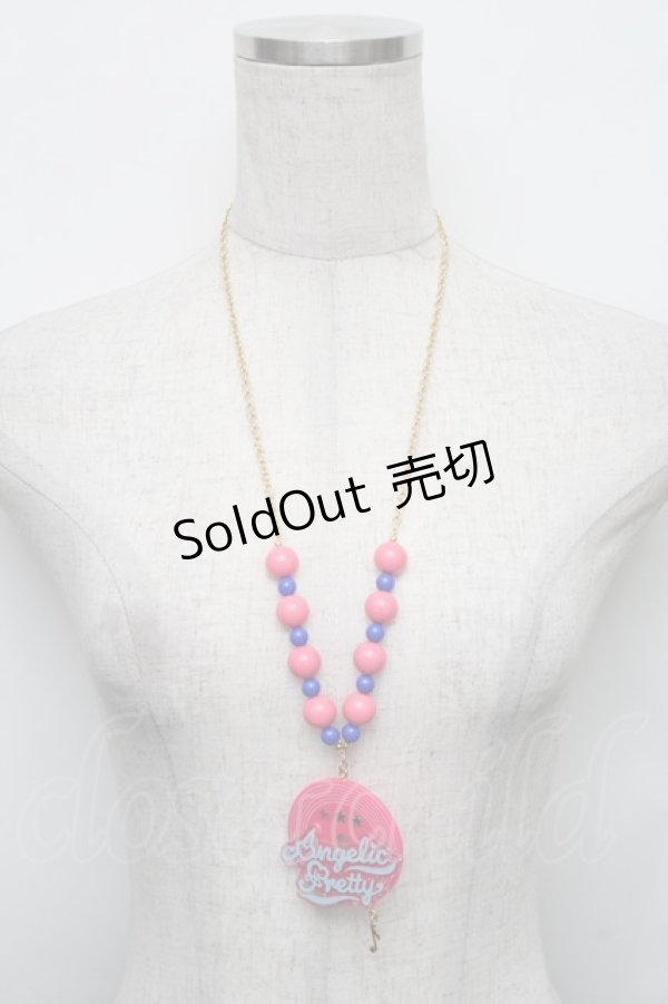 画像1: Angelic Pretty / Neon Musicネックレス  ピンク S-25-12-29-011-AP-AC-AS-ZS (1)