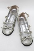 画像1: Angelic Pretty / Tea Party Shoes  シルバー S-25-12-29-015-AP-SH-HR-ZS (1)