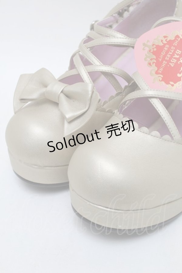 画像4: BABY,THE STARS SHINE BRIGHT / ハニークロスシューズ Ｍ ゴールド S-25-12-29-017-BA-SH-SA-ZS (4)