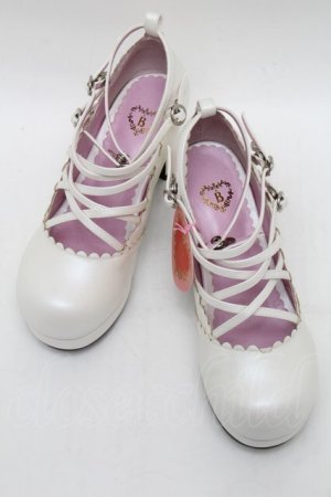 画像: BABY,THE STARS SHINE BRIGHT / ハニークロスシューズ Ｍ 白 S-25-12-29-018-BA-SH-SA-ZS