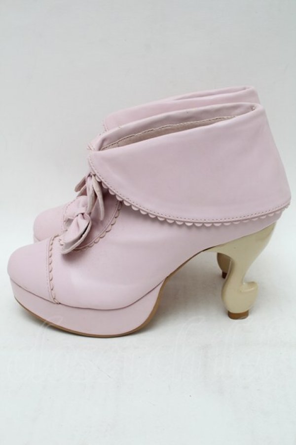 画像5: BABY,THE STARS SHINE BRIGHT / BABYねこ足ファーブーティー M ピンクＸ白 S-25-12-29-021-BA-SH-SA-ZS (5)