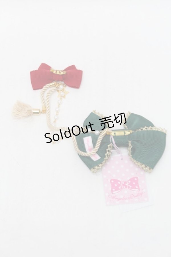 画像2: Angelic Pretty / カーニバルサテンブローチ  グリーン S-25-12-29-003-AP-ZA-HR-ZS (2)