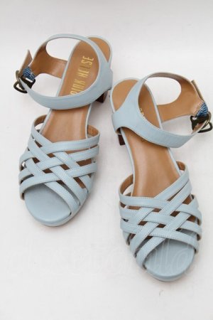 画像: PINK HOUSE / レザーメッシュサンダル L ソライロ S-25-12-29-025-LO-SH-ET-ZS