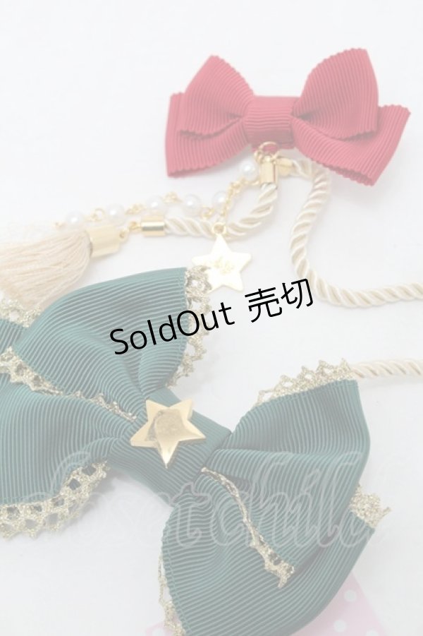 画像3: Angelic Pretty / カーニバルサテンブローチ  グリーン S-25-12-29-003-AP-ZA-HR-ZS (3)