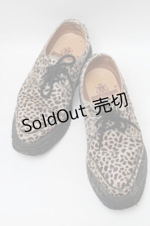 画像: GEORGECOX / レオパード柄ラバーソール  ベージュ S-25-12-29-026-PU-SH-HR-ZS