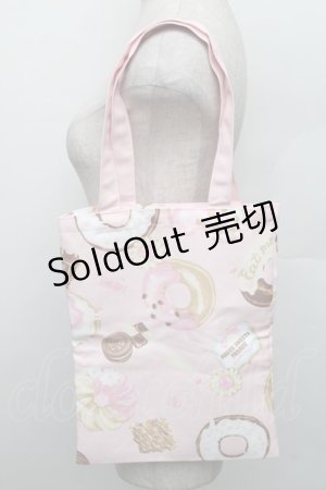 画像: Angelic Pretty / Baked Sweets Paradeトートバッグ  ピンク S-25-12-29-027-AP-ZA-HR-ZS