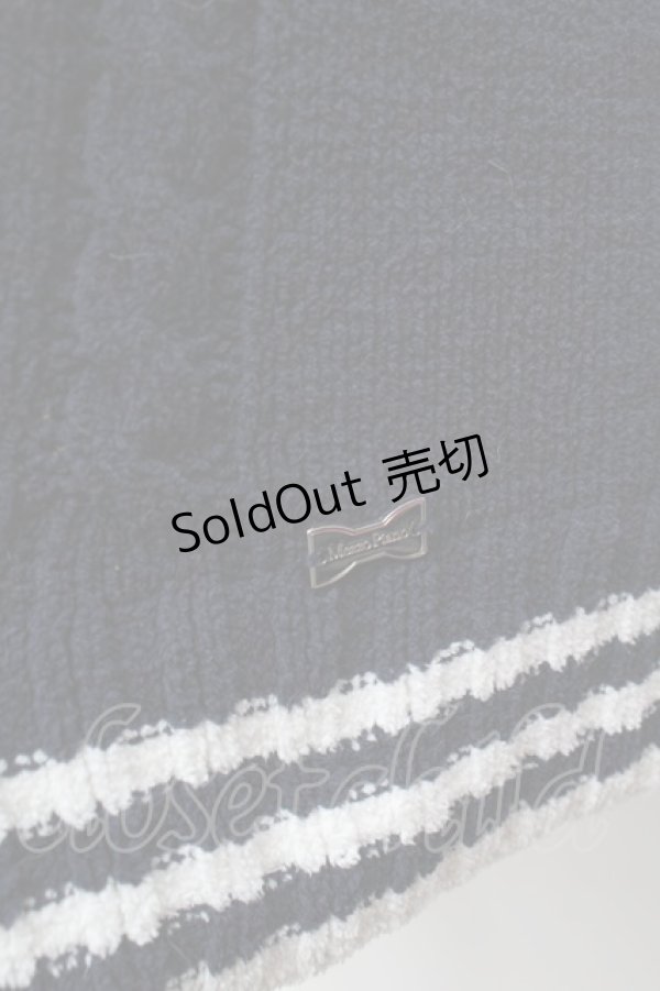 画像3: mezzo piano / セーラーニット  紺 S-25-12-30-030-LO-TO-AS-ZS (3)