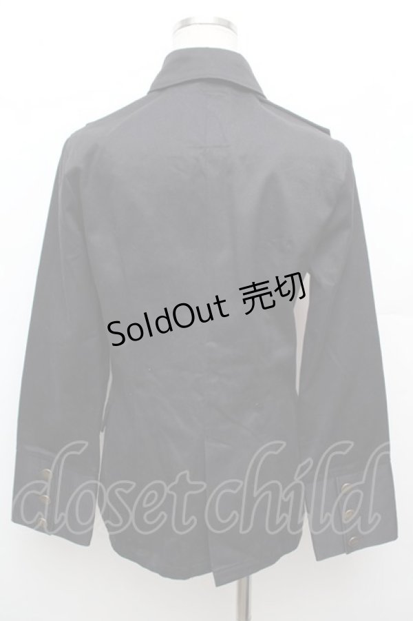 画像4: BPN / クロス刺繍ジャケット  黒 S-25-12-30-032-GO-JA-HR-ZS (4)