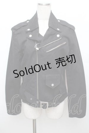 画像: ACDC RAG / ライダースジャケット 36 黒 S-25-12-30-033-PU-JA-HR-ZS